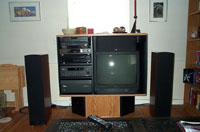 System and front speakers, July 2001